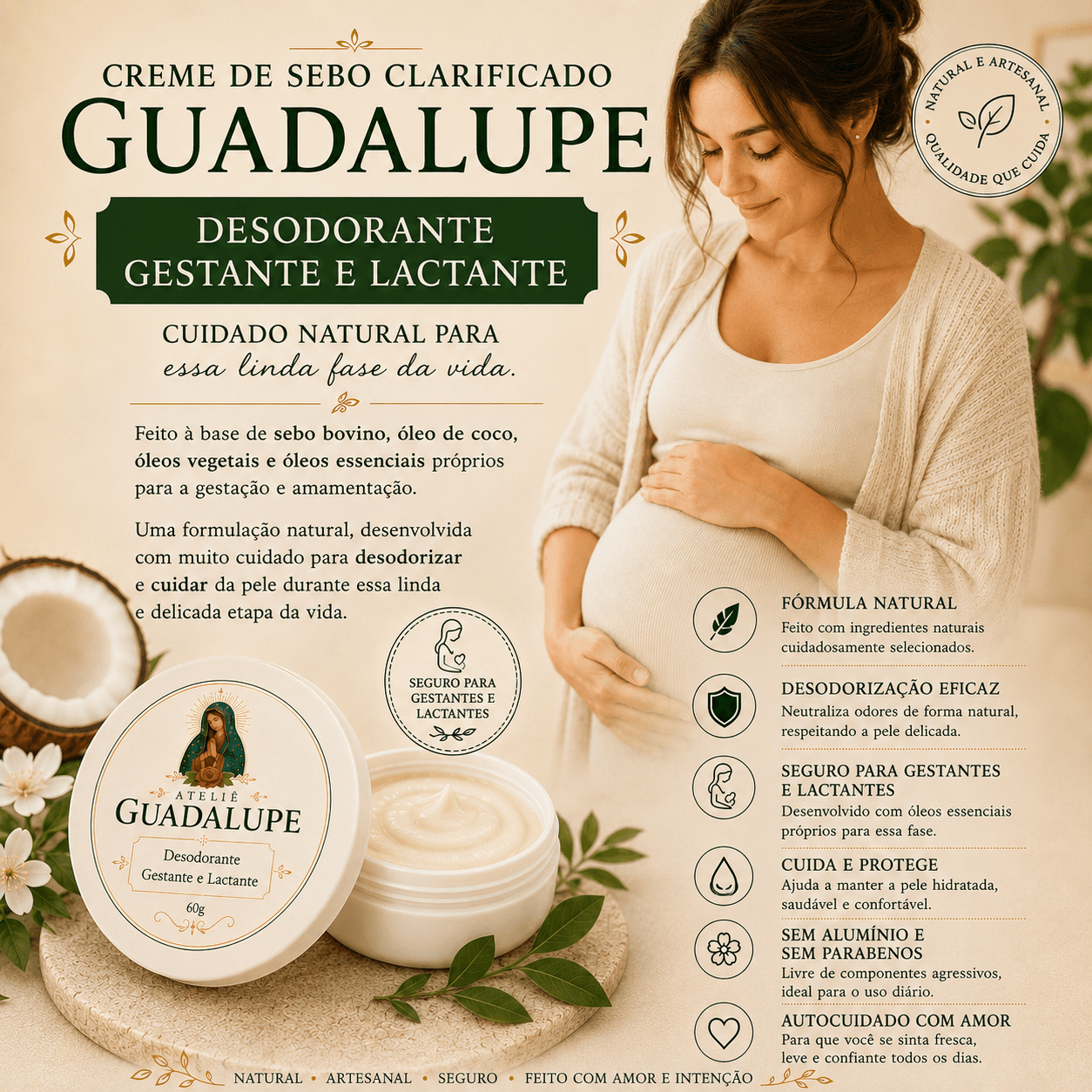 Desodorante Gestante e Lactante