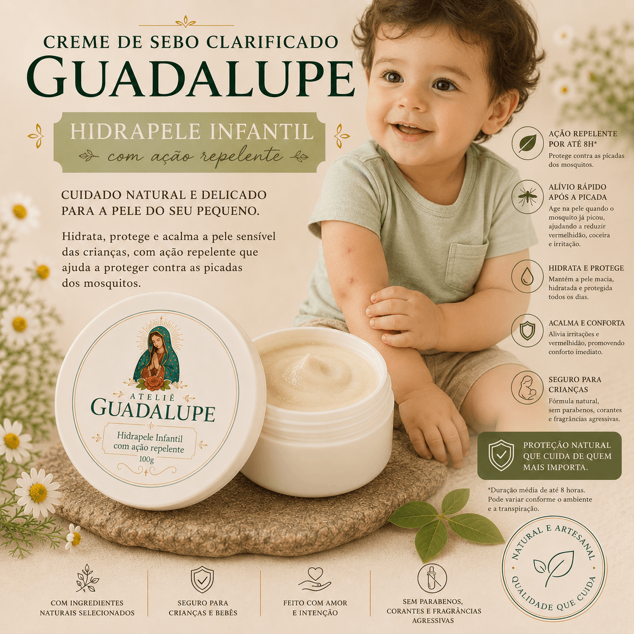 Hidrapele Infantil Repelente