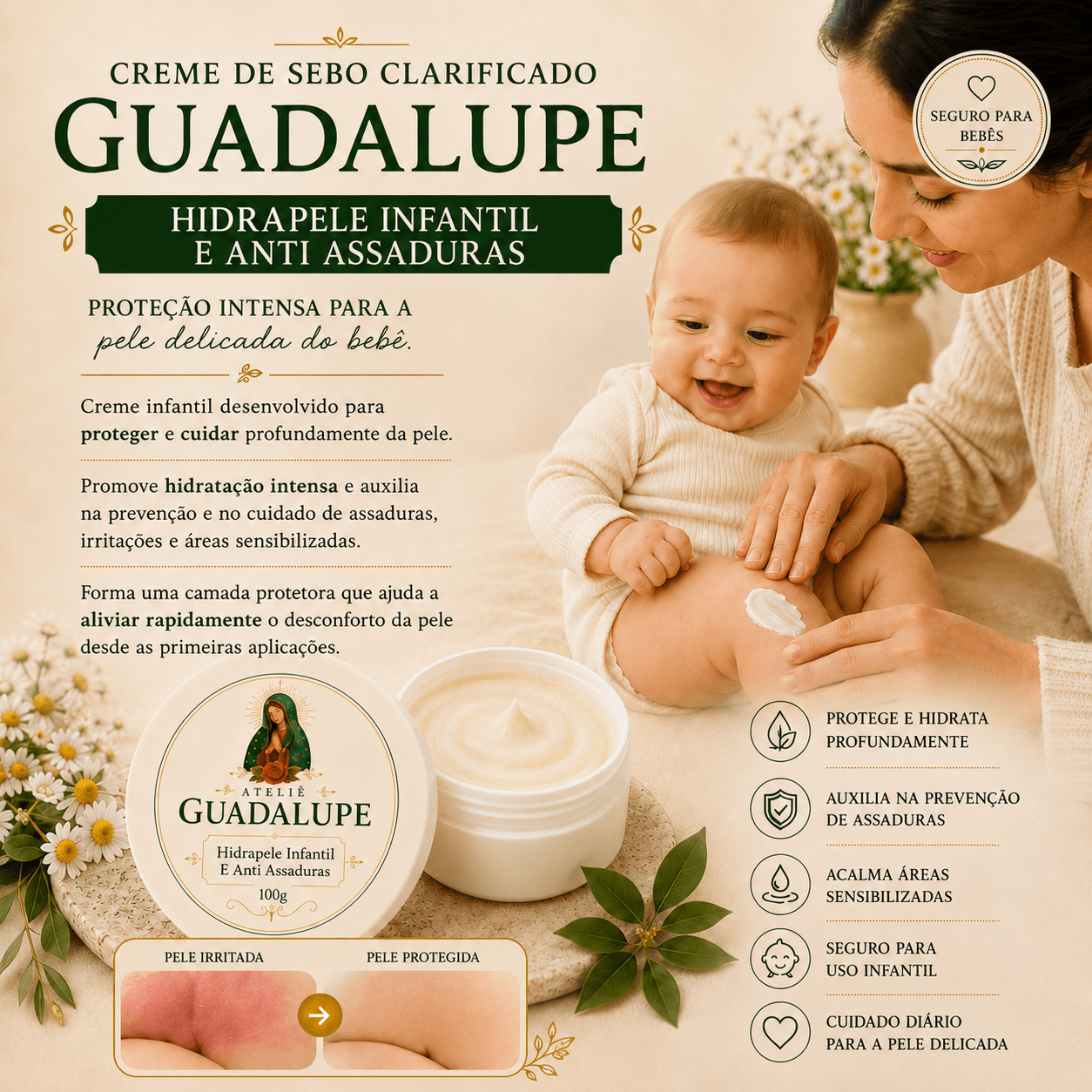 Hidrapele para Assaduras